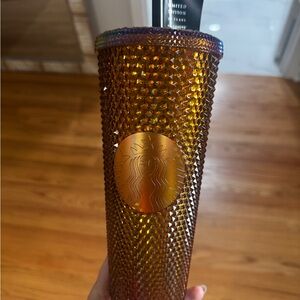 Starbucks 50 year limited edition  Iridescent Gold Tumbler